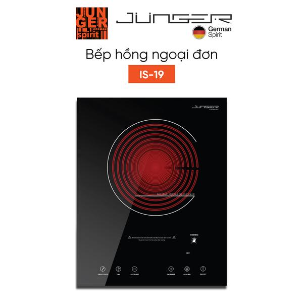 Bếp hồng ngoại đơn Junger IS-19 | Công suất 2000W - Không Kén Nồi | Bảo hành 12 tháng - Hàng chính hãng