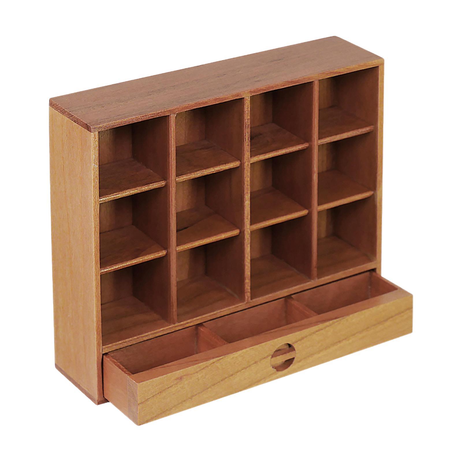 Dollhouse Miniature Storage Rack DIY Scene Model Miniature Dollhouse Decoration Accessories for Kitchen Decoration