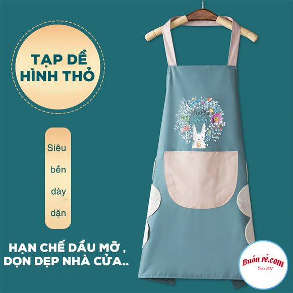 TẠP DỀ CAO CẤP TẠP DỀ HÌNH THỎ CHỐNG THẤM CÓ CHỖ ĐỂ ĐIỆN THOẠI CHỖ LAU TAY TIỆN LỢI