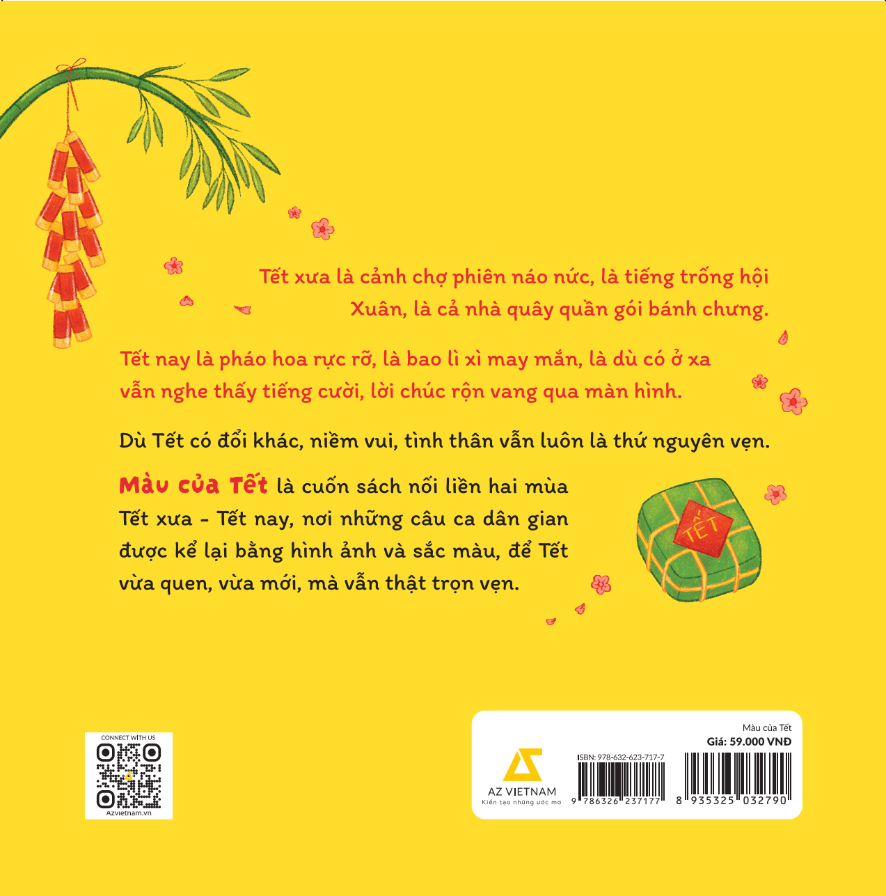 Sách Màu Của Tết - Kể Chuyện Tết Xưa, Tô Màu Tết Nay ( Sách Thiếu Nhi - Tô Màu)