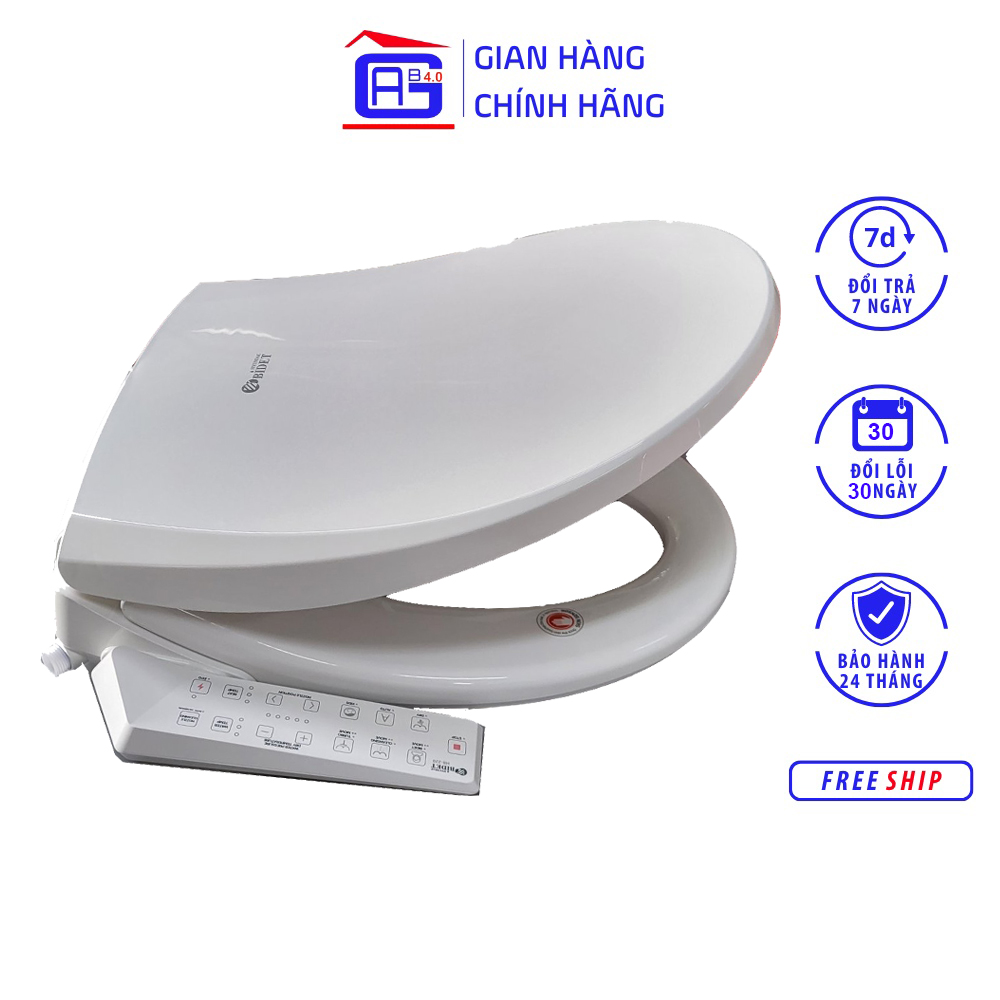 Thiết Bị Vệ Sinh Hyundae Bidet HB-220 - Hai Vòi Rửa Vệ Sinh Thông Minh Tiện Dụng Với Bản Điều Khiển Điện Tử Cảm Biến Bộ Nắp Bệt