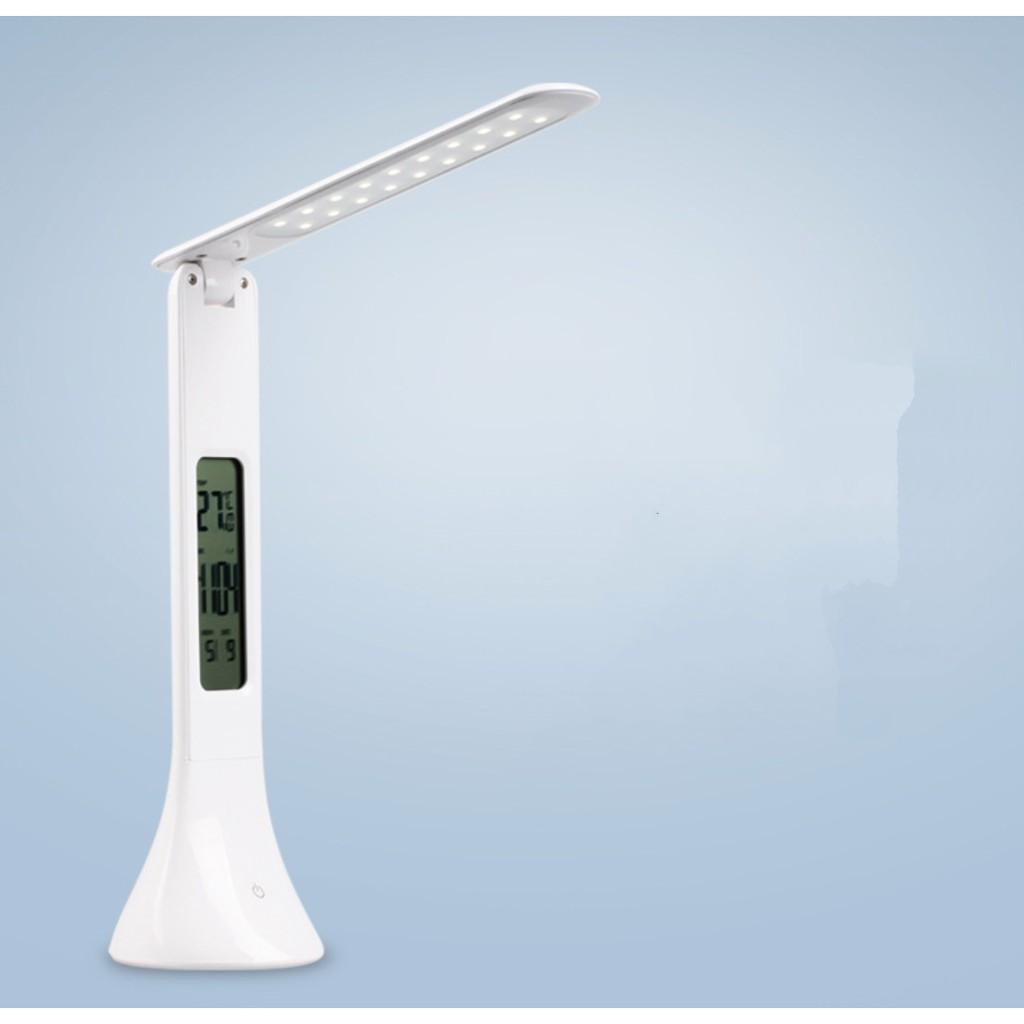 Đèn led để bàn pin sạc 600mAh đo nhiệt độ ngày giờ - ShopToro - AsiaMart