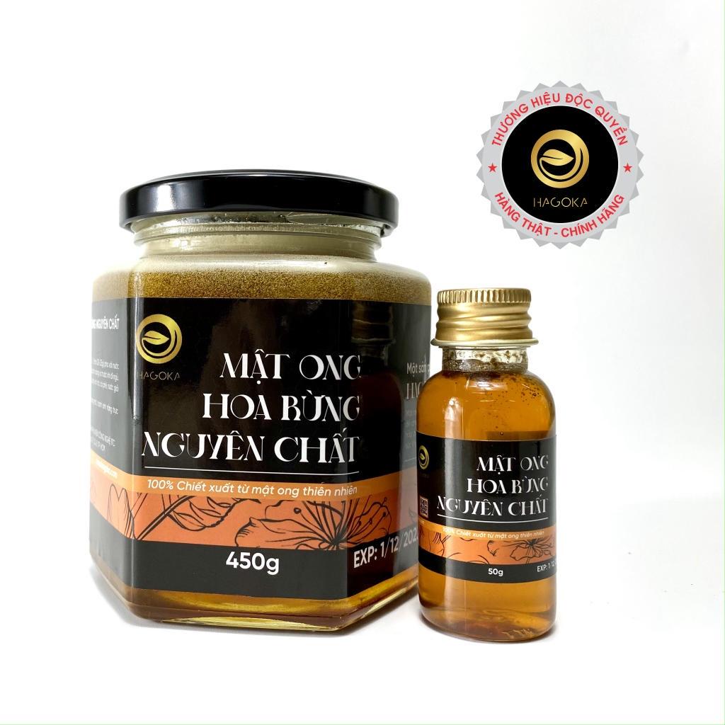 Mật ong hoa rừng 100% tự nhiên nguyên chất 450g Hagoka