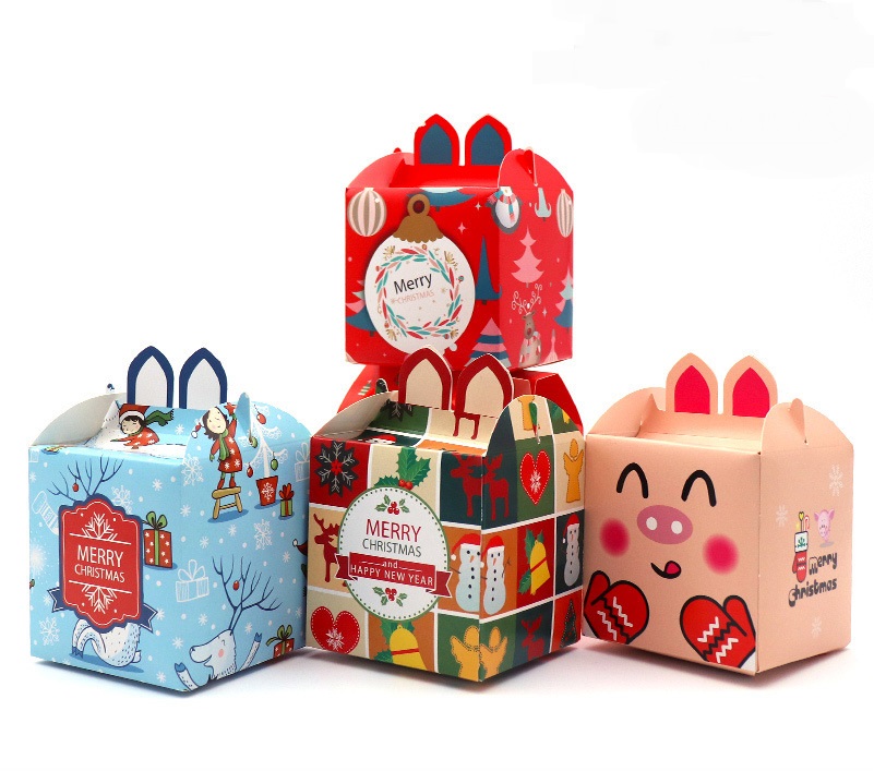 Hộp Đựng Quà Noel dùng để gói quà tặng học sinh trong dịp giáng sinh cho các bé