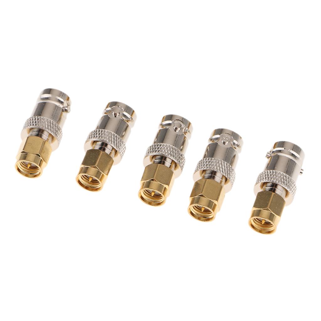 SMA Male to BNC Female Kits RF Coaxial Adapter Coax Connector