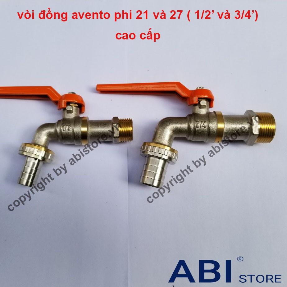 VÒI NƯỚC NHÀ TẮM AVENTO PHI 21 , PHI 27 , VÒI VƯỜN, VÒÌ HỒ MÁY GIẶT ĐỒNG BẢO HÀNH 1 NĂM