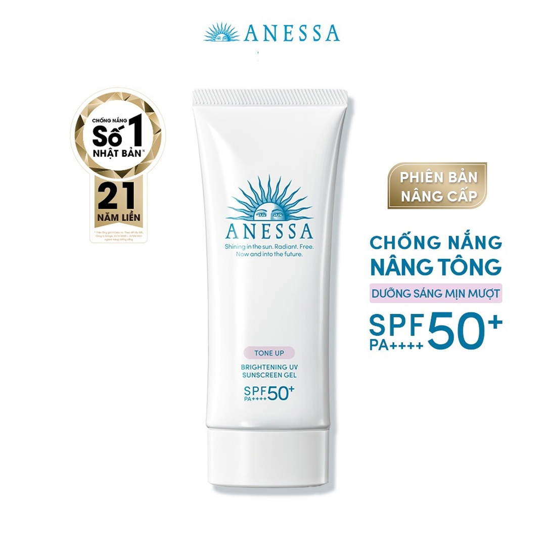 Gel Chống Nắng Anessa Dưỡng Sáng Nâng Tông Brightening Uv Sunscreen Gel N SPF50+ PA++++ 90g