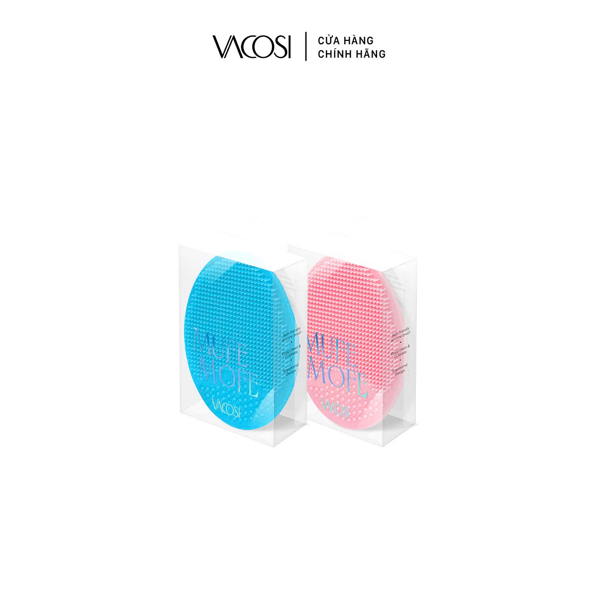 Miếng Rửa Mặt Silicone Đa Năng (cỡ nhỏ) VACOSI SILICONE FACE CLEANSER - DC12