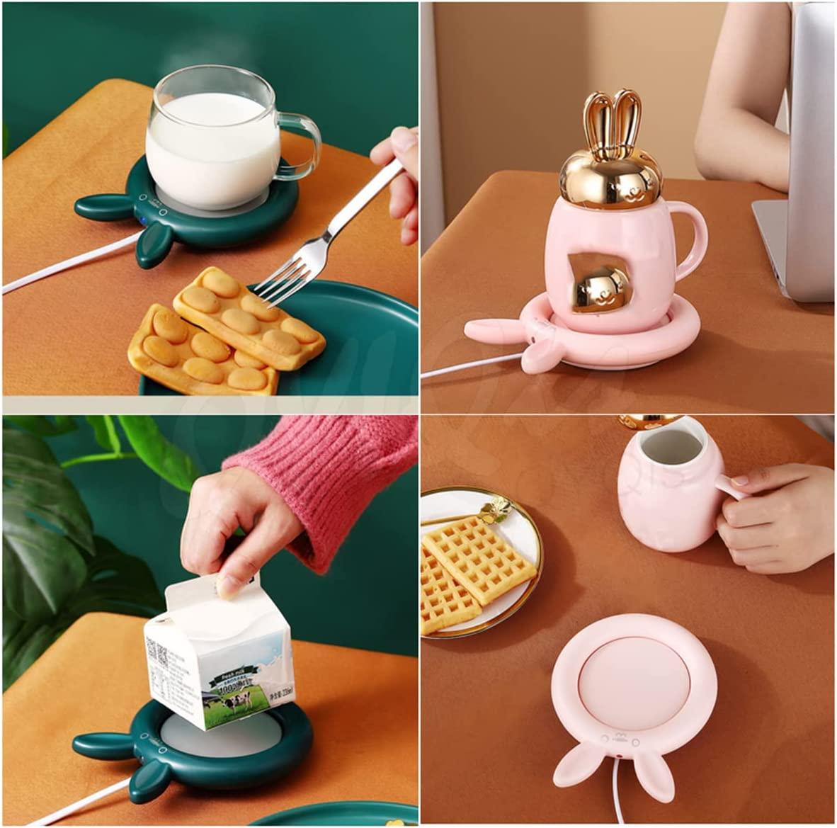 Ấm tách cà phê, ấm tách điện để bàn, máy hâm cà phê di động