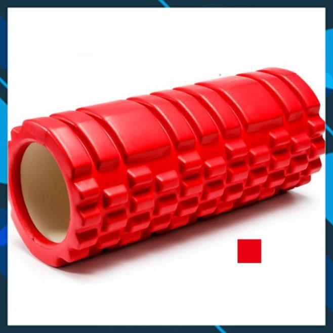 Con Lăn Massage Phục Hồi Cơ Foam Roller Tập GYM | Yoga‎33cm(Màu đỏ)