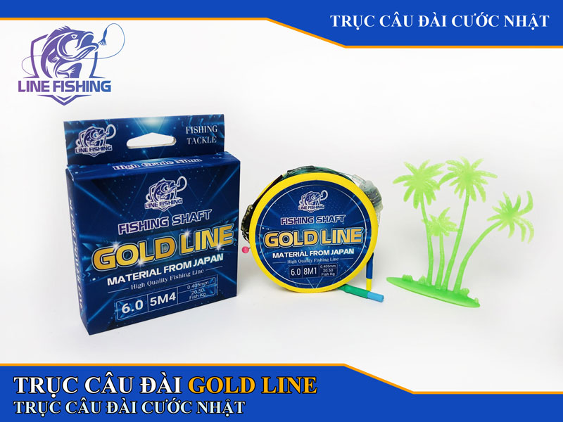 Dây trục câu đài buộc sẵn săn hàng GOLD LINE Cước Nhật Xịn