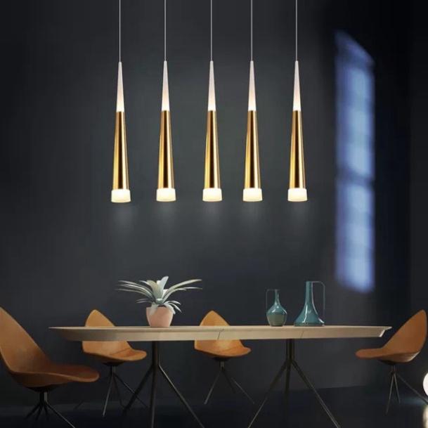Bộ 5 đèn thả tư thế hiện đại, đèn thả trần, đèn thả bàn ăn, đèn trang trí, đèn decor DT HQ