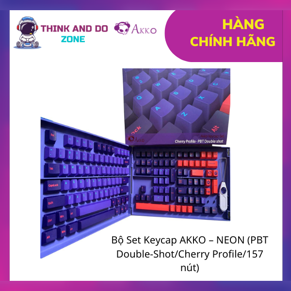 Bộ Set Keycap AKKO – NEON - Hàng Chính Hãng