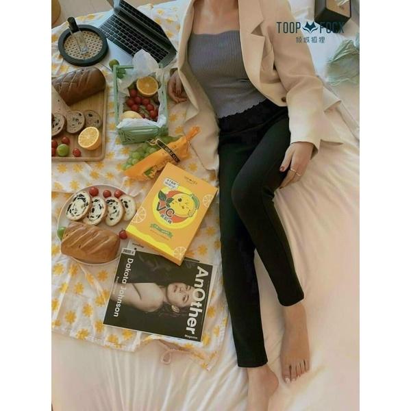 quần legging lót lông vc hộp cam
