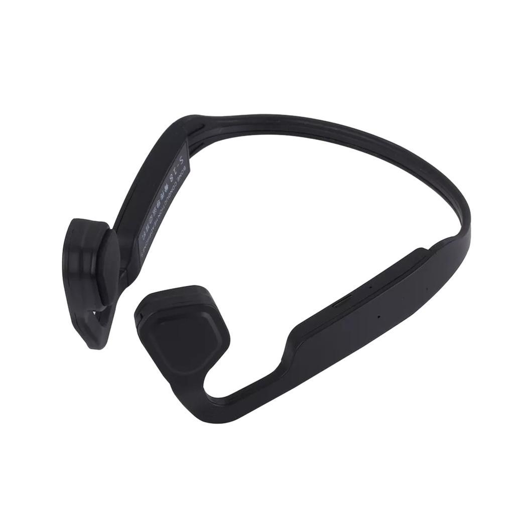 Headset Sport Wireless Open Headphones Black