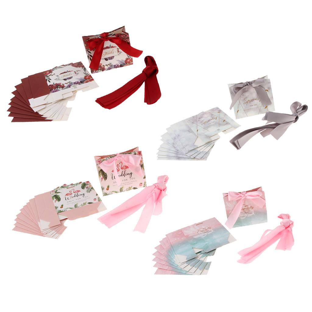 10pcs Chocolate Candy Bags Boxes Gift Bags Wedding Baby Shower Party Favor