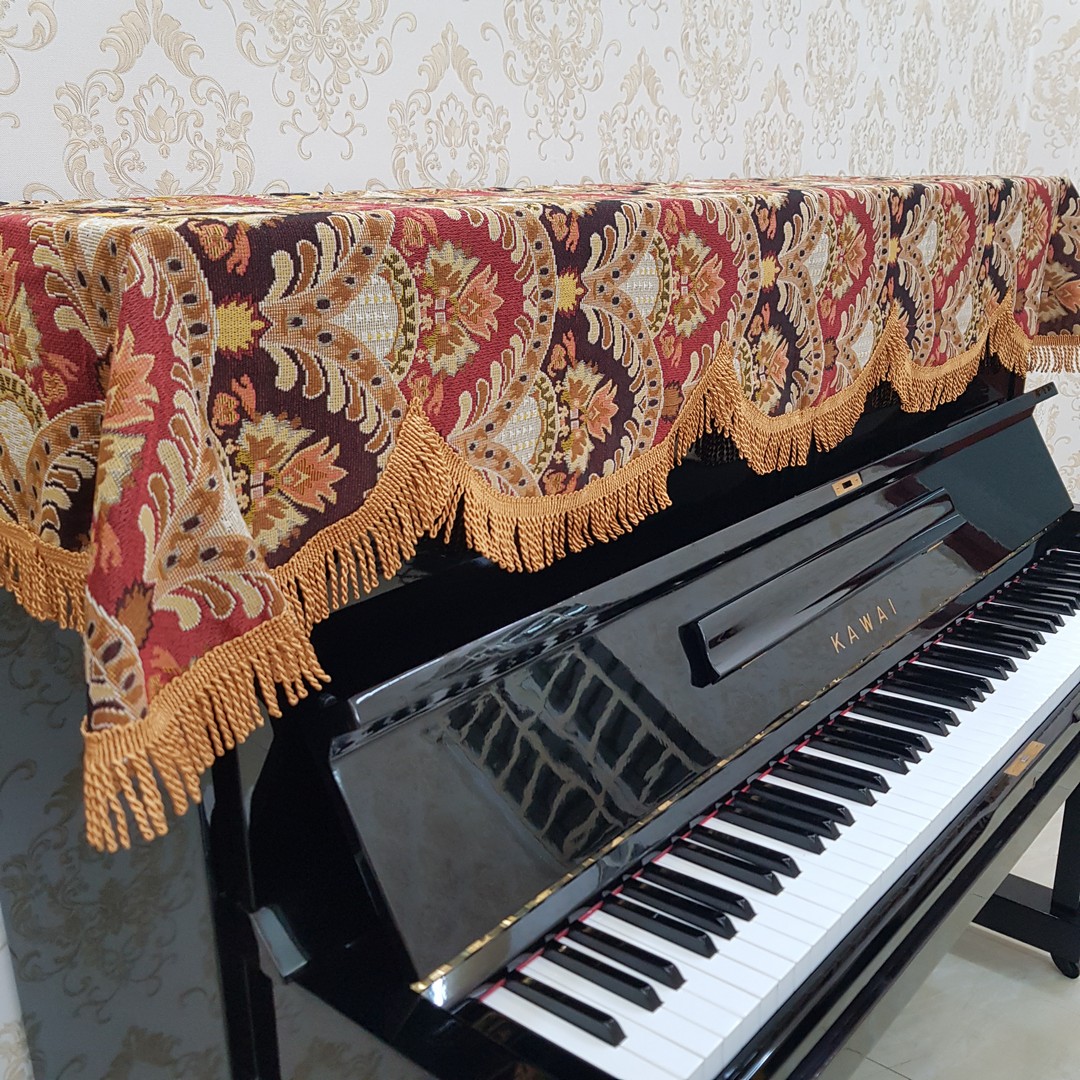 Khăn phủ đàn Piano mẫu hoa văn cổ điển mới