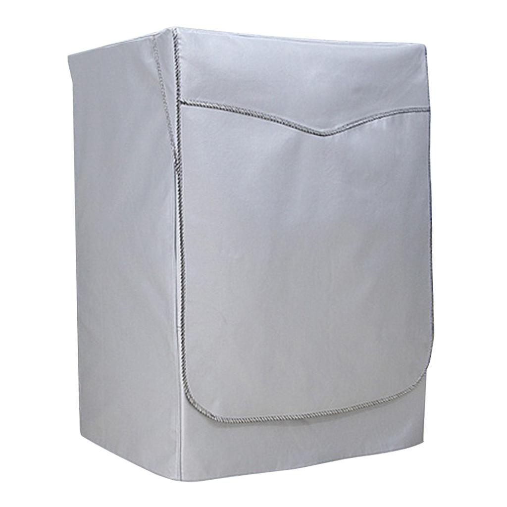 Anti-Dust Waterproof Zipper Top Or Strap On Drum Washing Machine Dryer Cover Protector Water Resistant 60 x 85cm