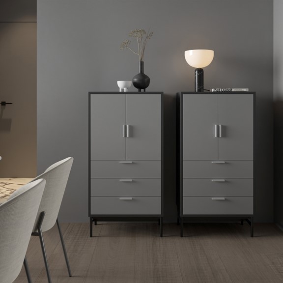 JAM, Tủ lưu trữ, đựng đồ DRA_381, 60x40x118cm