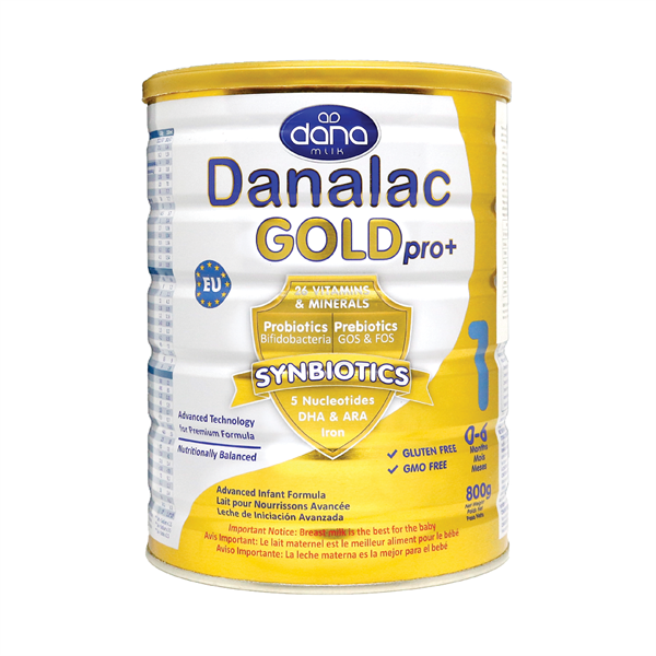 Sữa Danalac Gold Pro+ Số 1 Cho Bé 0- 6 Tháng Hỗ Trợ Bé Ăn Ngon Tiêu Hóa Tốt