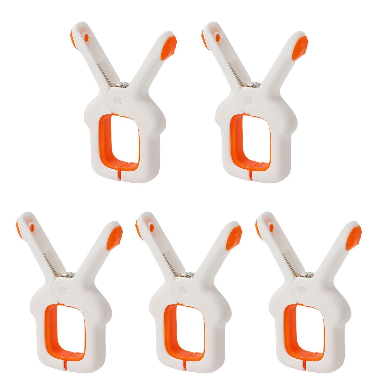 5 Pieces Quilt Clip, Clothes Drying Clip, Multipurpose, Large Clip Mouth, Laundry Clothespins, Towel Holder for Sheets Clothes Blanket Swimsuits