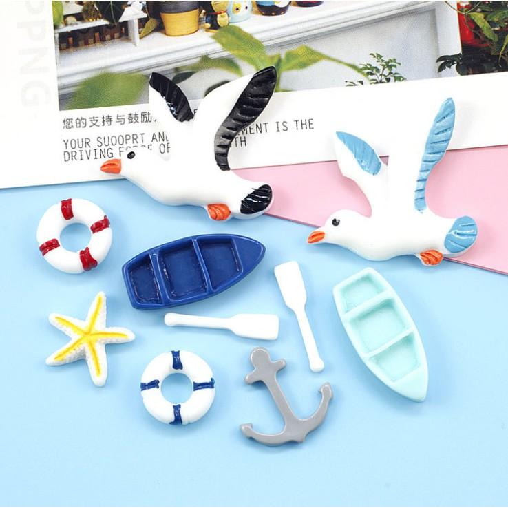 HN * Các mẫu charm chủ đề sinh vật biển đại dương cho các bạn trang trí Jibbitz, kẹp tóc, vỏ điện thoại, DIY