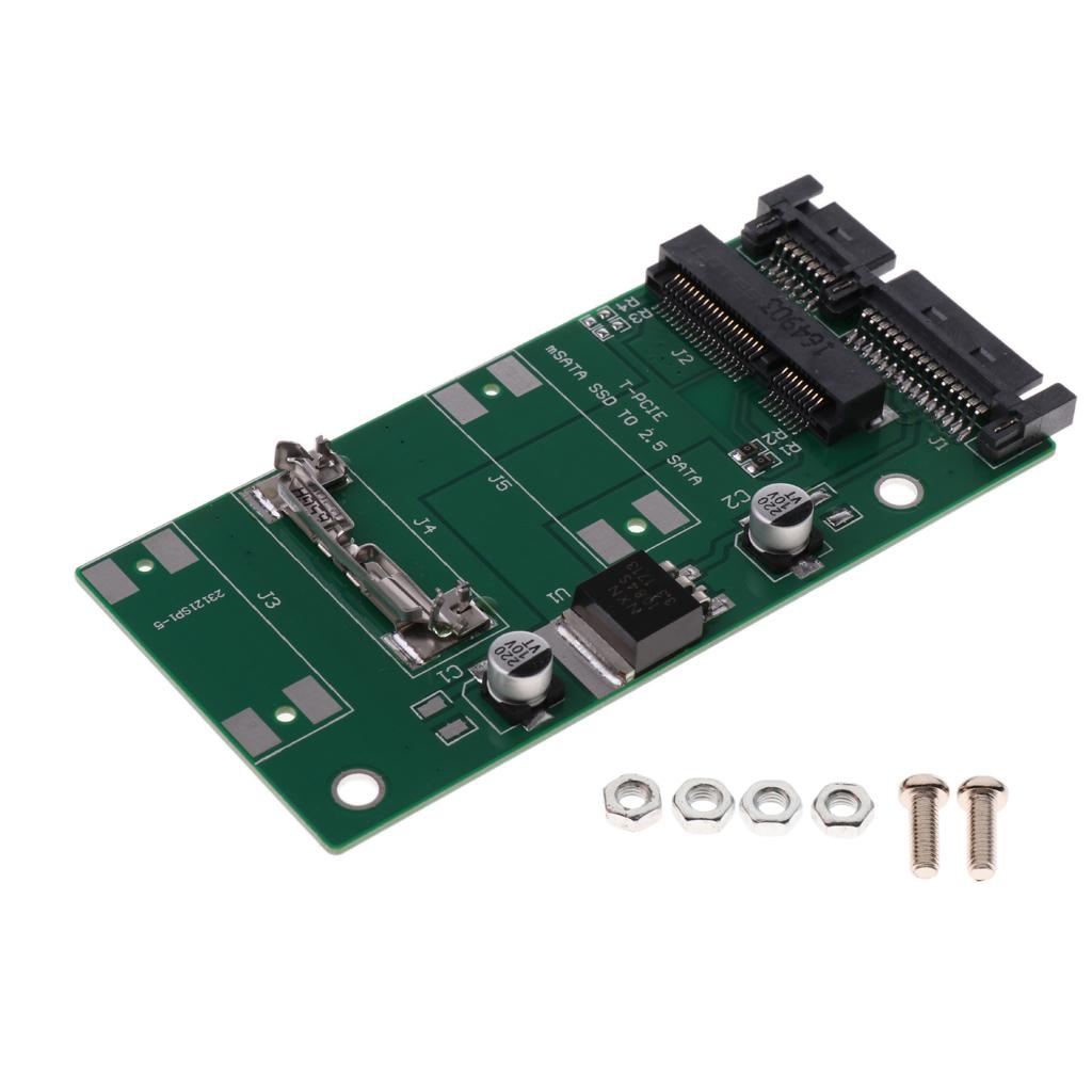 MSATA to SATA 2.5inch Adapter Card Board Support 50mm Mini Pci-e mSATA