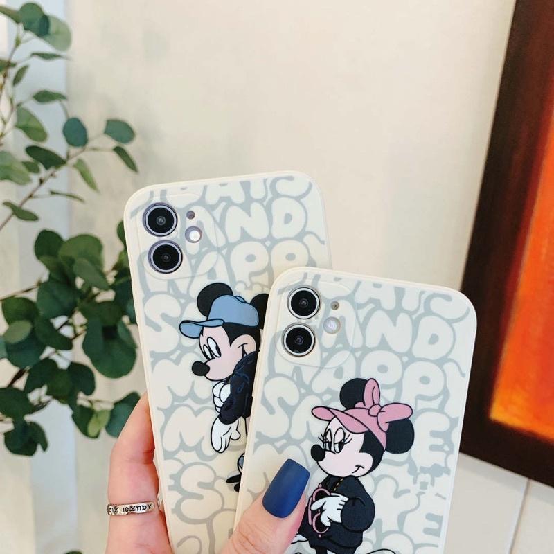Ốp Lưng Dẻo Hình Micke.y & Dona.l Ngộ Nghĩnh Chống Trầy Xước dành cho Iphone