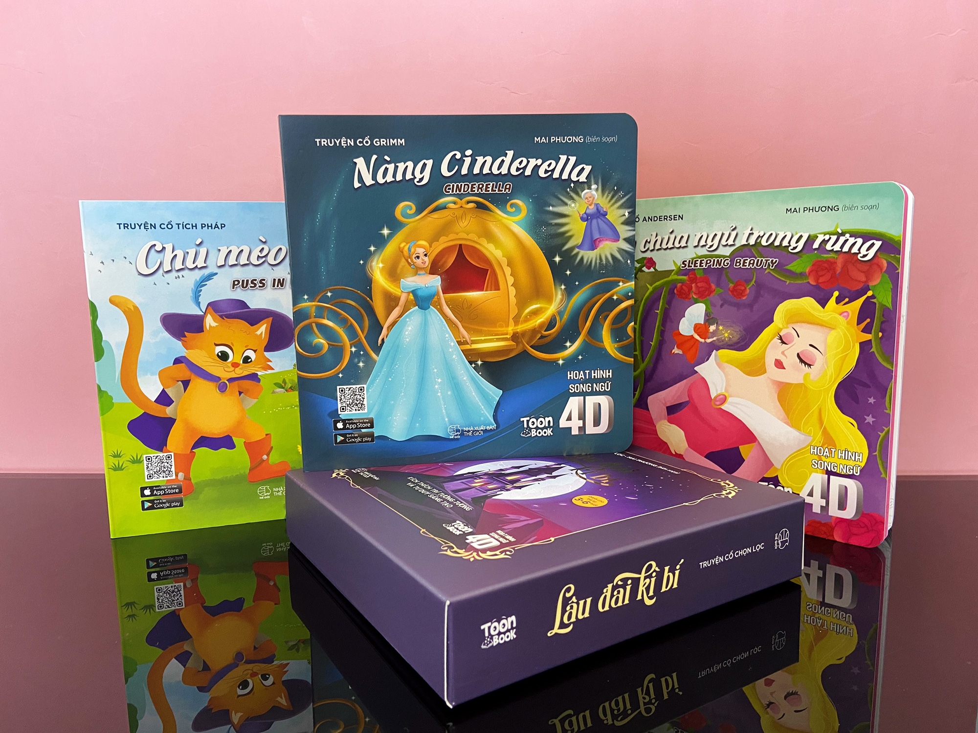 Bộ Sách Hoạt Hình Song Ngữ 4D - Lâu Đài Kì Bí
