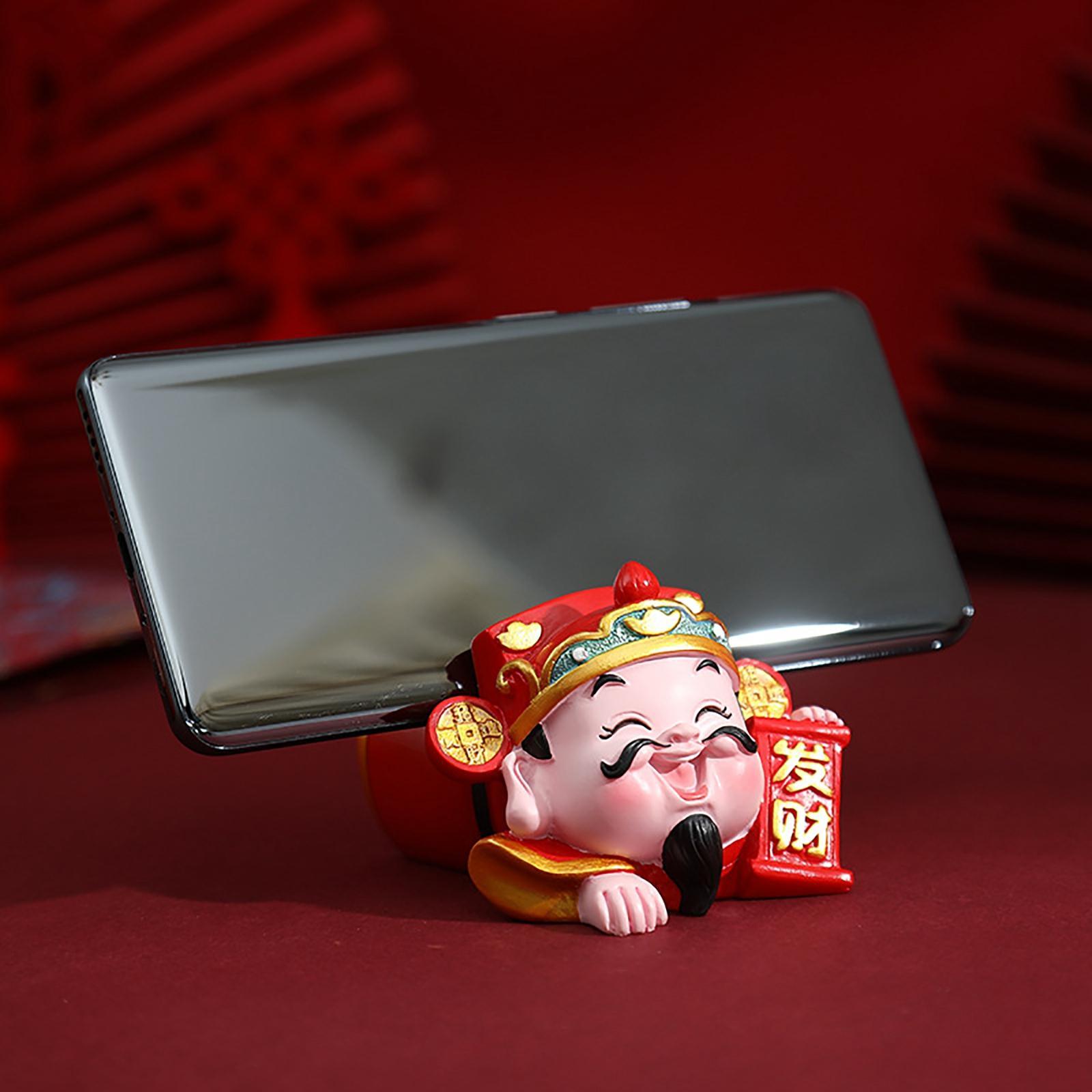 Resin Mobile Phone Holder Figurine  Sculpture  Bedroom