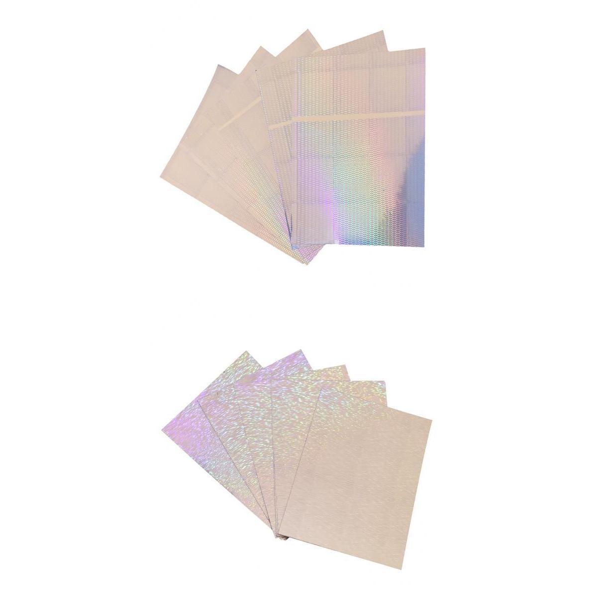 10pcs Fishing Lure Tape Fish Scale Tackle Holographic Waterproof Reflector