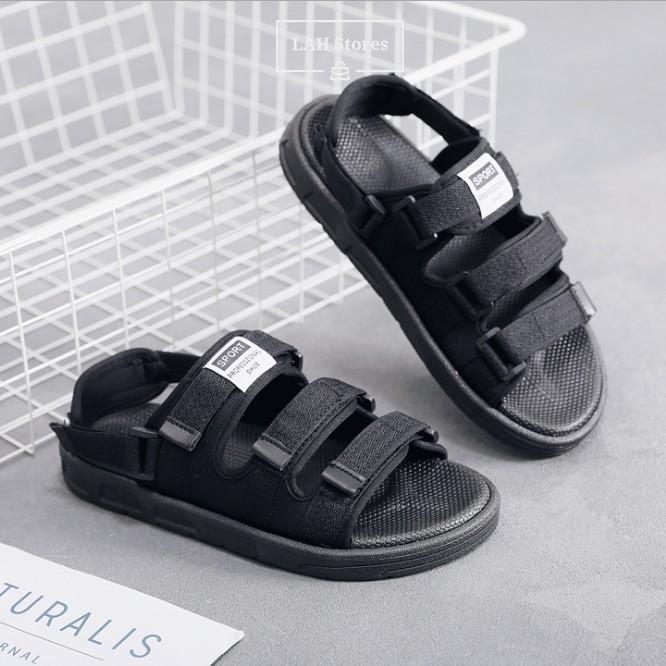 Dép sandal nữ phong cách Unisex LAH STORES. Vải bố siêu chắc chắn. Quai hậu rời siêu chất. DSNU09