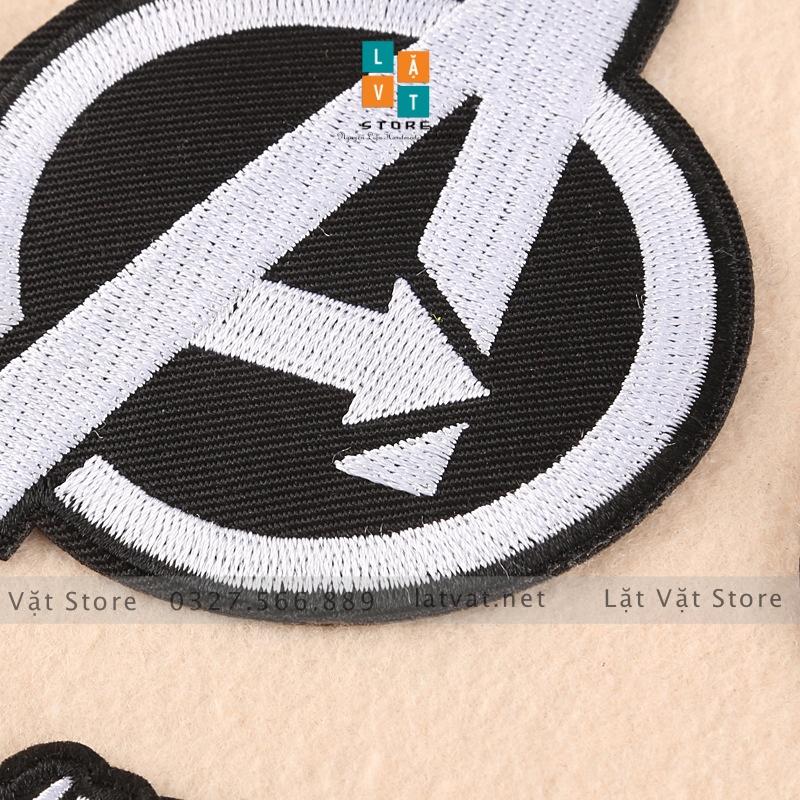 Sticker, Logo Patch Ủi Quần Áo phong cách đường phố đen trắng