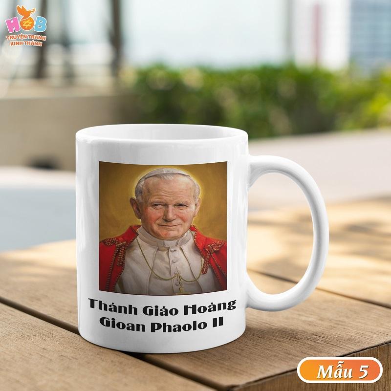 Ly sứ HoB in hình Thánh Giáo Hoàng Gioan Phaolo 2