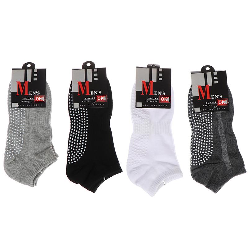 Nam Cotton Chống Trơn Trượt Tập Yoga Có Tay Cầm Thoáng Khí Chống Trượt Tầng Tất Cho Pilates Tập Gym Thể Hình size 39-44 Color: Light grey