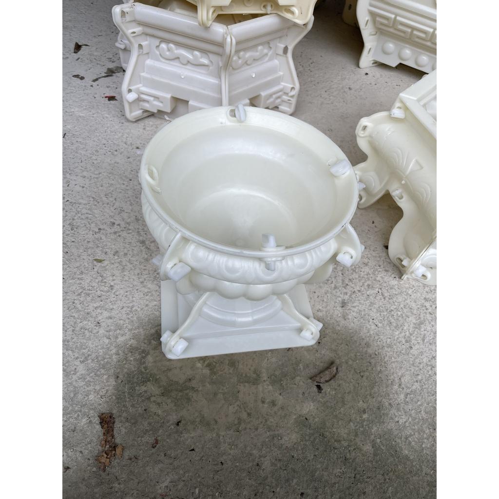 Khuôn đúc chậu cảnh ly 25 khuôn chậu ABS có lòng trong đầy đủ