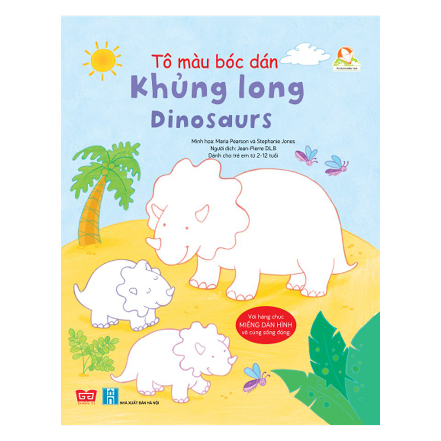 Tô Màu Bóc Dán - Khủng Long - Dinosaurs