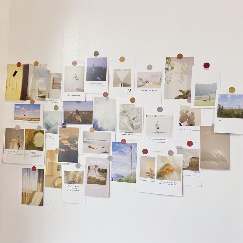Set 30 tranh, postcard tiếng anh trang trí tường nhiều mẫu xinh xắn chụp ảnh, decor phòng decan cao cấp 10x15cm
