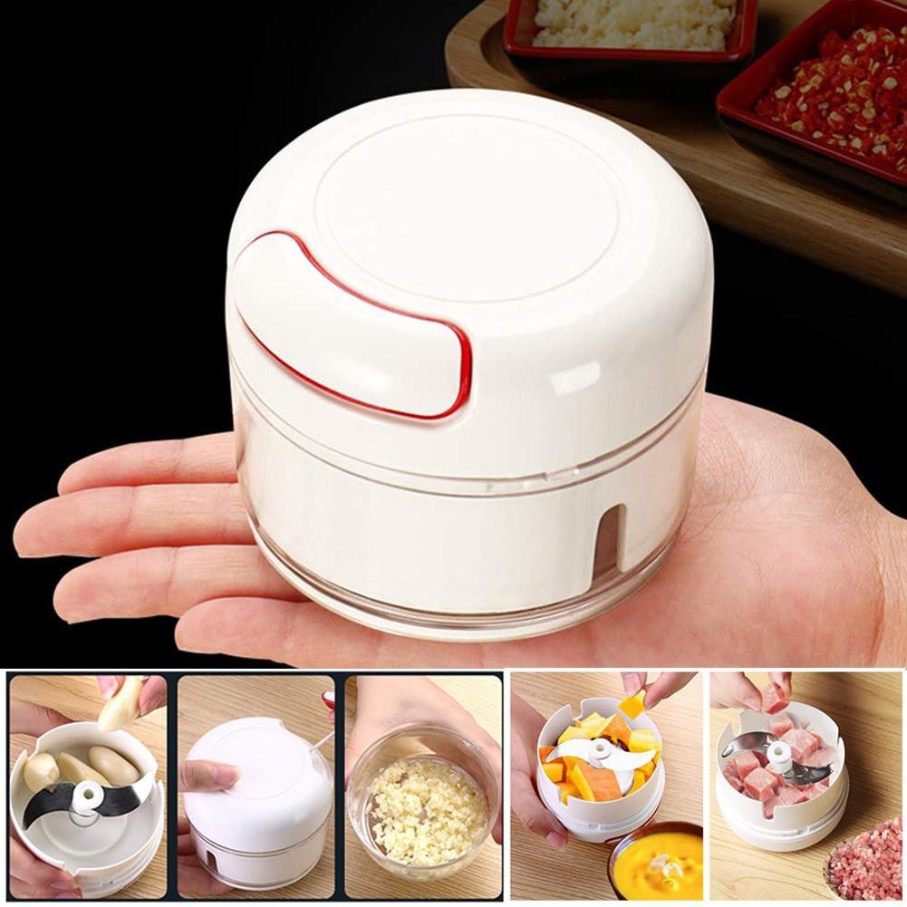 Dụng cụ xay tỏi, ớt dây rút tiện lợi