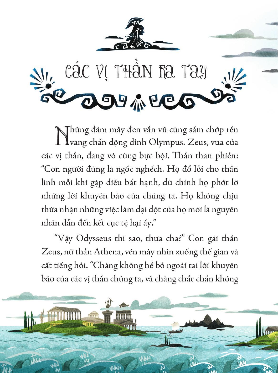 Sách - Illustrated Classics - Sử Thi Odyssey - Bìa Cứng
