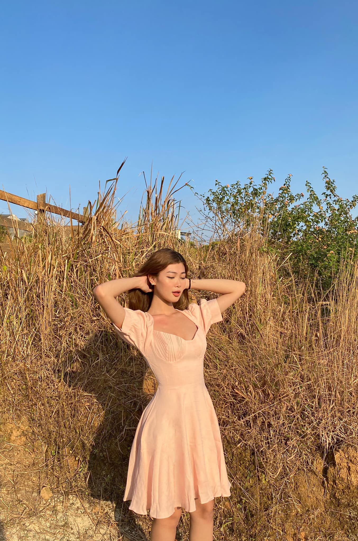 Đầm thiết kế hồng pastel Bree Dress Gem Clothing SP006144