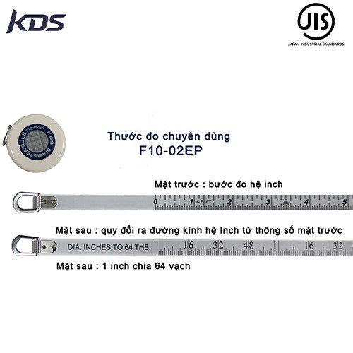 THƯỚC ĐO ĐƯỜNG KÍNH 2m KDS F10-20EP