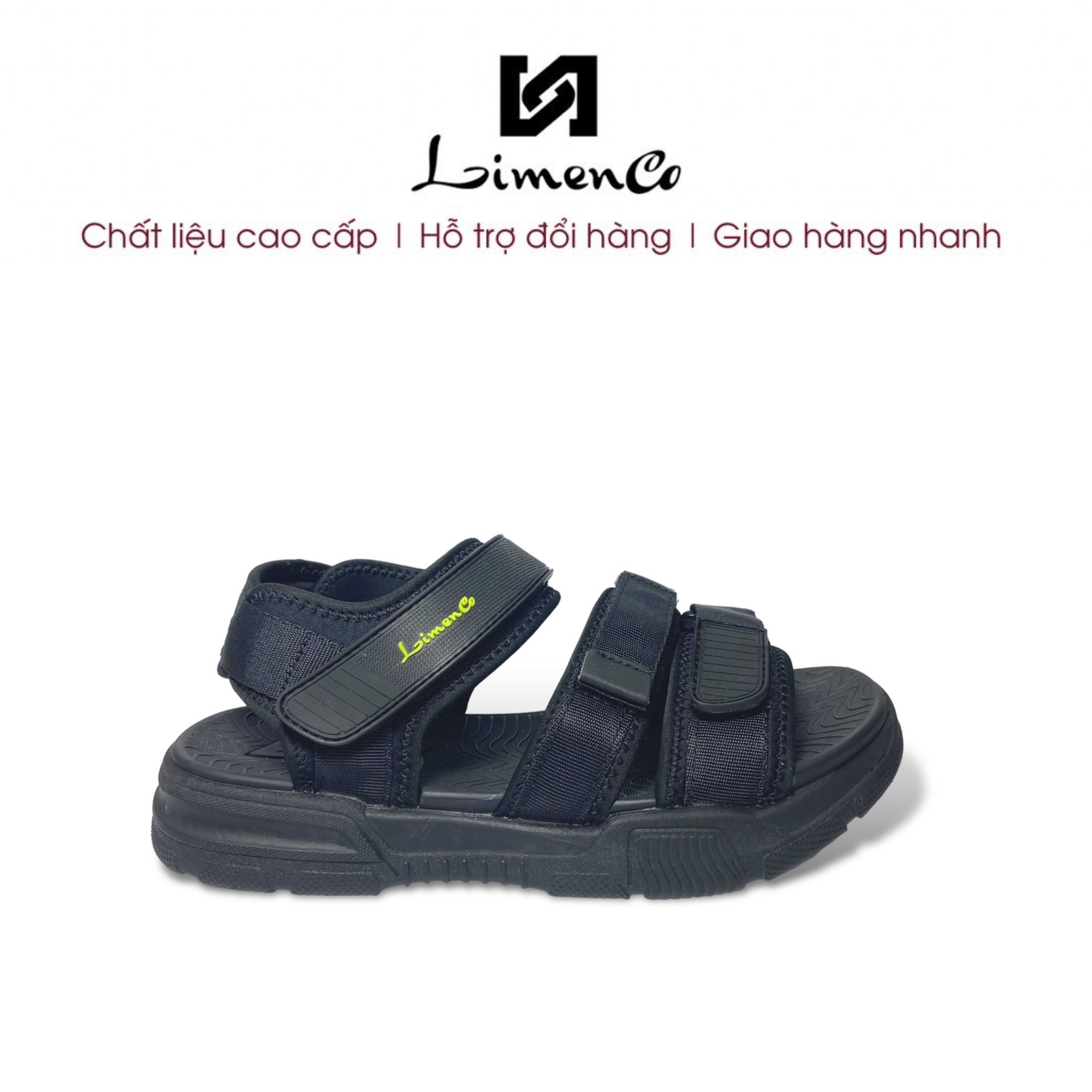 Giày Sandals Nam L2660 Màu Đen, êm nhẹ, thoáng khí, đi học, đi chơi