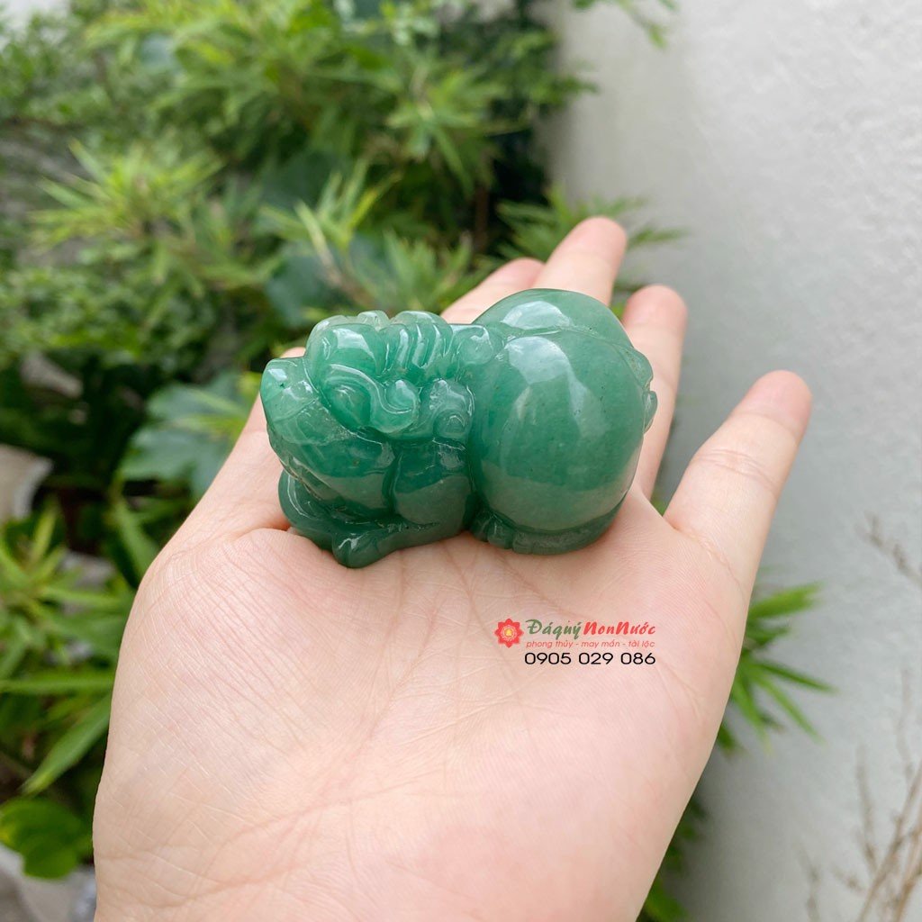 Tượng tỳ hưu nhỏ đá thạch anh Aven - đá Non Nước