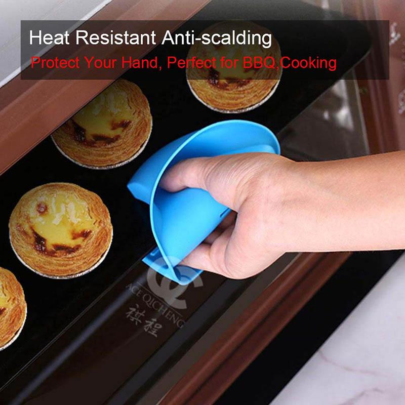 Găng tay cách điện Oven Silicone Oven Clip chịu nhiệt Găng Oven Non-slip