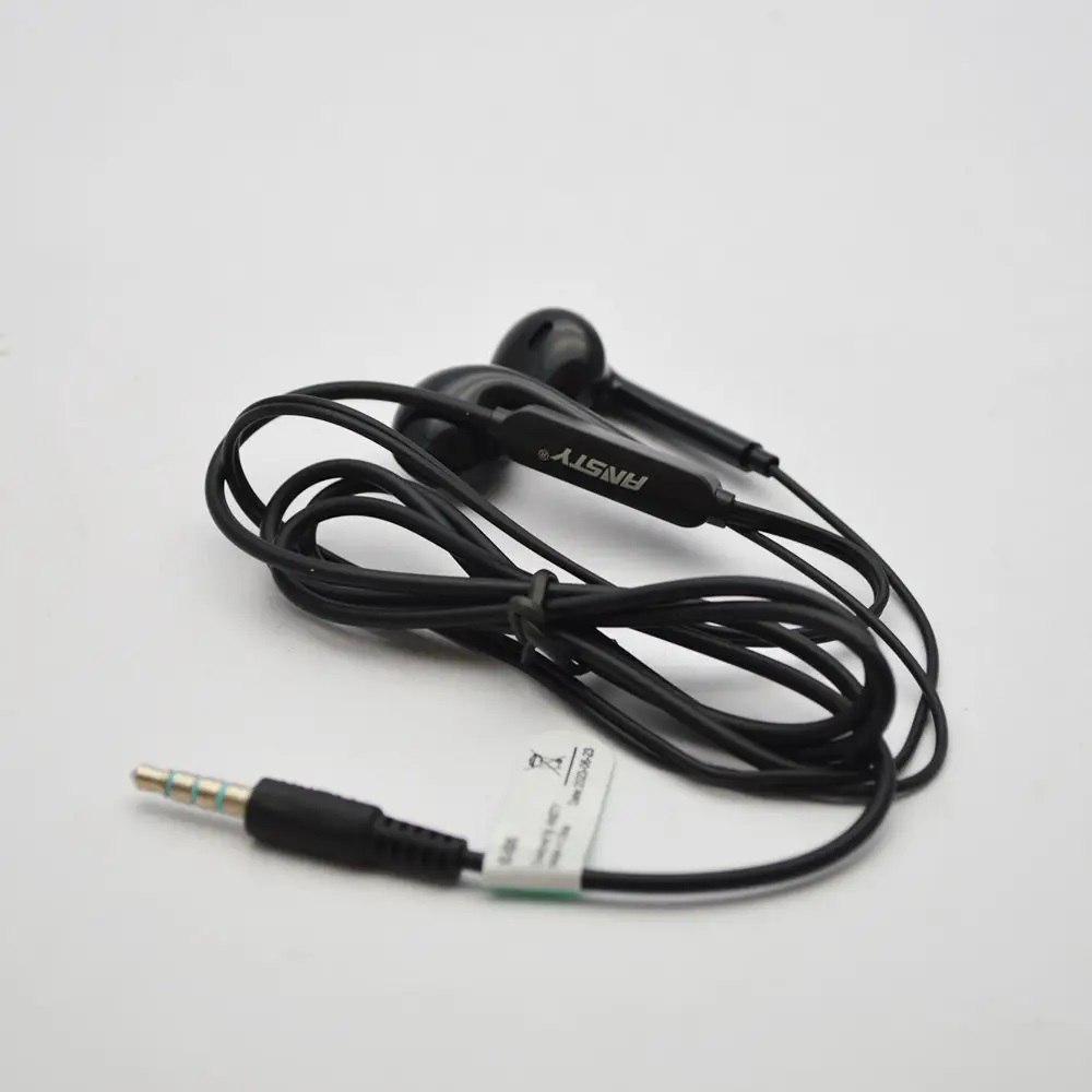 Tai nghe âm thanh nhét tai HOTCASE ANSTY Bass Sound E-035 jack 3.5mm dây tròn siêu bền hỗ trợ micro đàm thoại dài 1.2M - Hàng nhập khẩu