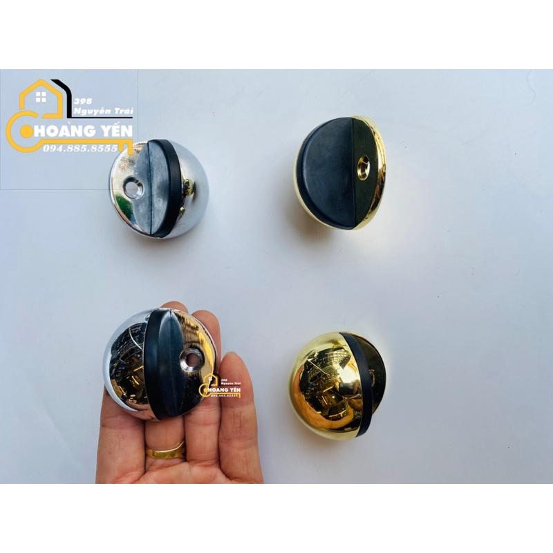 Chặn cửa bán nguyệt inox loại dày có chân trụ chắc chắn, chặn cửa chống gió va đập