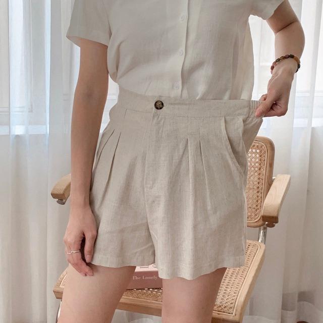 Linen shorts- quần linen