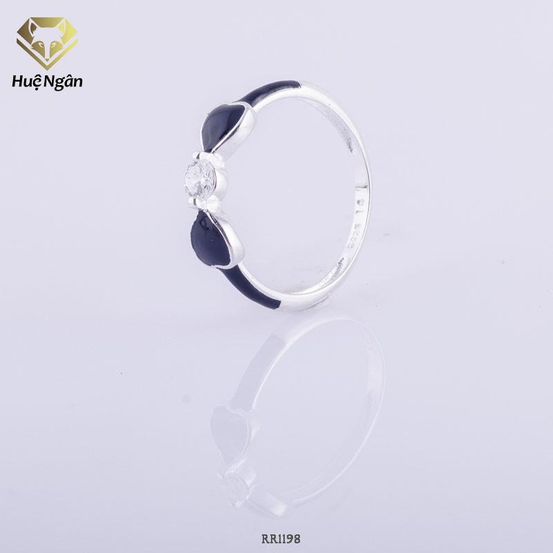 Nhẫn bạc Ý 925 Huệ Ngân - Nơ xinh RR1198