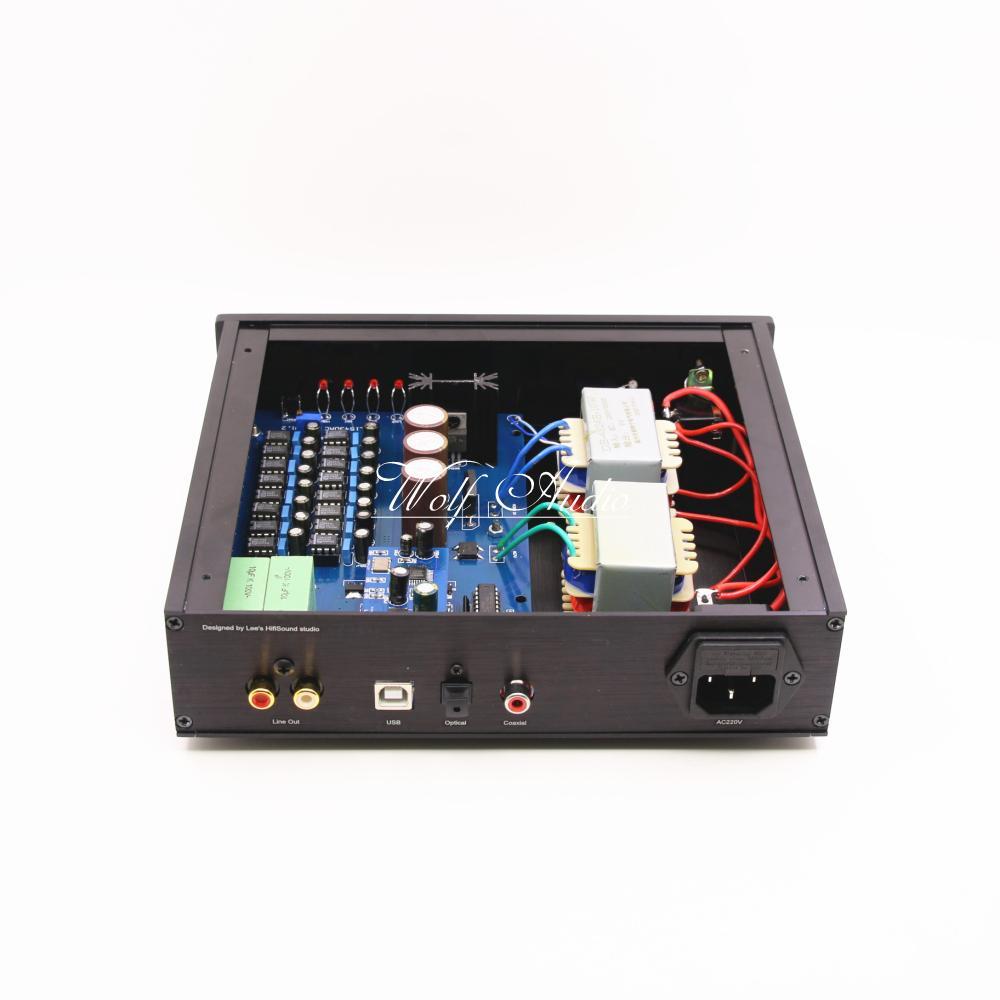 Đã hoàn thành Bộ giải mã DAC âm thanh HiFi song song 16X TDA1543 với khả năng đầu vào USB PCM2706